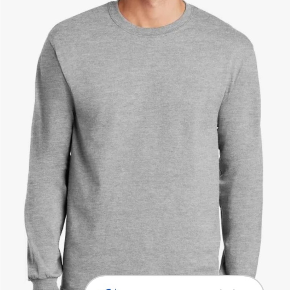 New Men’s Long Sleeve Tshirts by Gilden, Size 2XL, 4 total - Picture 2 of 7